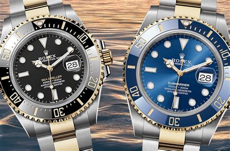 rolex sub vs sea dweller|submariner vs sea dweller deep.